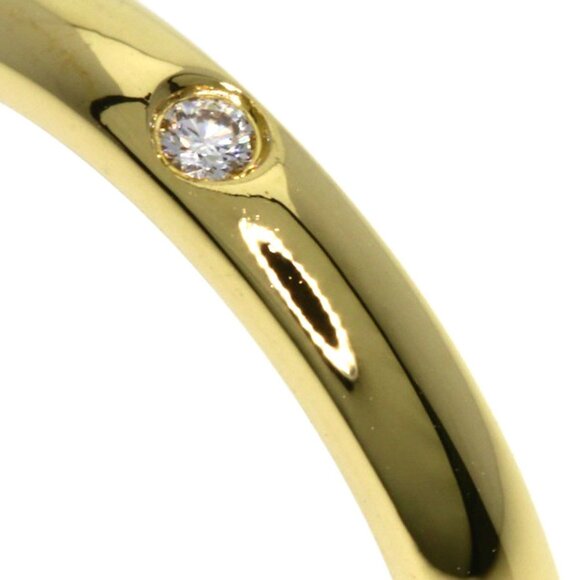 TIFFANY & CO. 18k Yellow Gold Diamond Ring - Picture 6 of 7